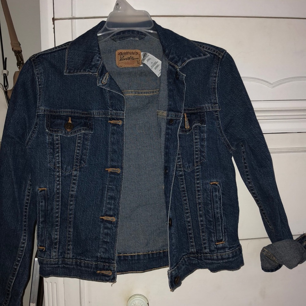 Dark blue denim jacket
